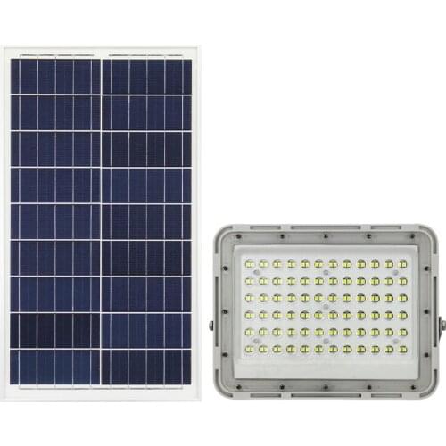 Zhongshan remote control Brightest rechargeable solar powered outdoor waterproof 100w led solar flood light