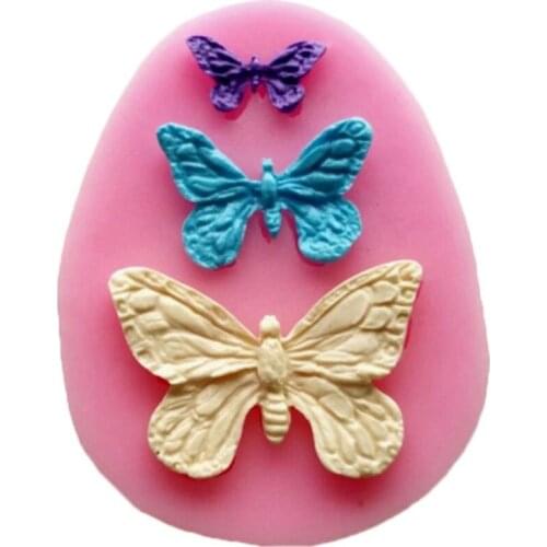 1Pcs Sugarcraft Butterfly Silicone molds fondant mold cake decorating tools chocolate moulds wedding decoration mould