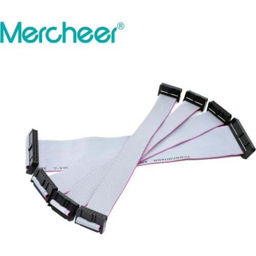 2.54mm pitch FC-6/8/10/14/16/20/24/40/50/64 PIN JTAG ISP DOWNLOAD CABLE Gray Flat Ribbon Data Cable FOR DC3 IDC BOX HEADER