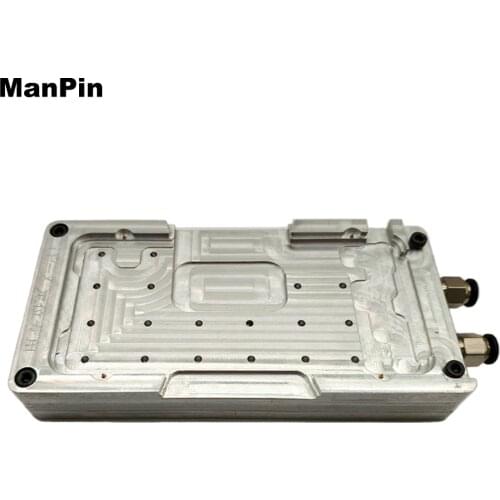 2in1 Glue Remove LCD Screen Alignment Mold for iPhone X XS MAX 11Pro MAX Polarizer Cleaning OCA Vacuum Mould Phone Repair Tools