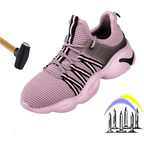 2020 new mens shoes fashion safety shoes anti-smashing steel toe cap anti-piercing work shoes couple shoes for men and women