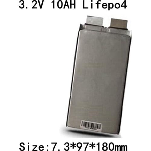 4pcs Lifepo4 10ah Real Capacity 12ah 3.2v 30A High Drain Battery for 12.8v Battery Pack More Than 2000 Times Cycle