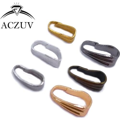5000Pcs 3x7mm 4x8mm Pendant Bails Connectors Clasps Pendant Clips for DIY Jewelry Pendants Findings Accessories