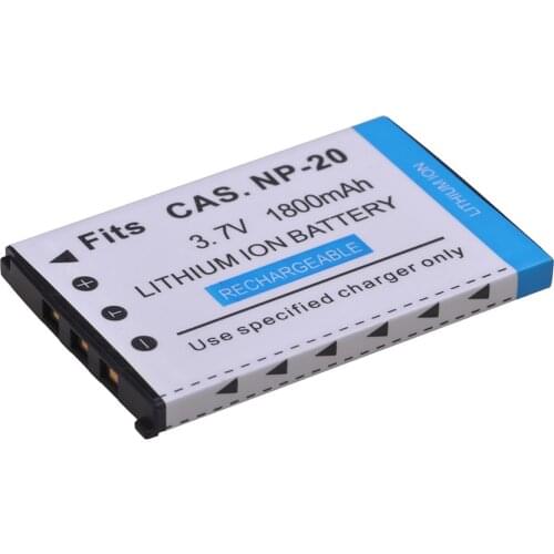 1pcs NP-20 NP20 NP20 Battery for CASIO Exilim EX-M1 M2 S1 S1PM S2 S3 S4 Z3 Z4 S100 Z8 Z40 Z65 z70 Z75 S20 s770 Battery