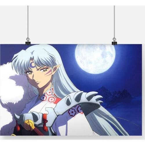 Sesshomaru Inuyasha Anime Poster Canvas Painting Wall Art Decor Living Room Bedroom Study Home Decoration Prints