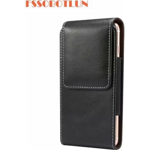 FSSOBOTLUN For Huawei Mate 30 Pro 5G Case High Quality PU Leather waist bag Wallet Pouch Belt Cover Holster For Huawei Mate 30