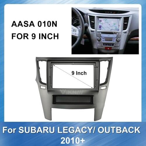 For Subaru legacy Outback 2010+ 9 inch 2 Din radio dashboard Installation Frame Kit GPS Stereo Panel Car DVD Player