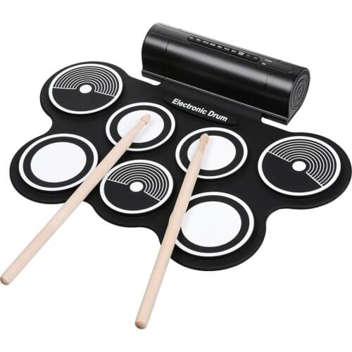 Electronic Drum Digital USB Pads Roll up Drum Set Silicone Electric Drum Pad Kit