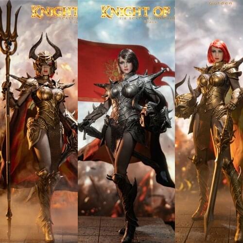 1/6 Scale Knight Of Fire Complete Set Female Warrior Soldier Action Figure Toy For 12 inches Action Figure Collection gift