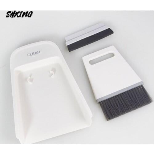 Coffee Table Cleaning Tool Mini Cleaning Brush Set Small Broom Cleaning Dustpan Bar Counter Desktop Wiper Coffee Grinder Brush