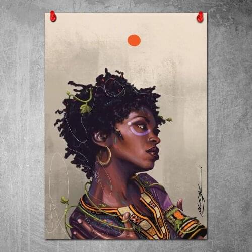 Ms Lauryn Zion Canvas Paintings on The Wall Art Posters and Prints Nordic Art Wall Picture for Living Room No Frame