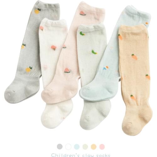 Summer Thin Newborn Baby Socks Mesh Cotton Knee High Baby Girls Sock Toddler Fruit Baby Boys Socks Casual Socks for Girls 2021