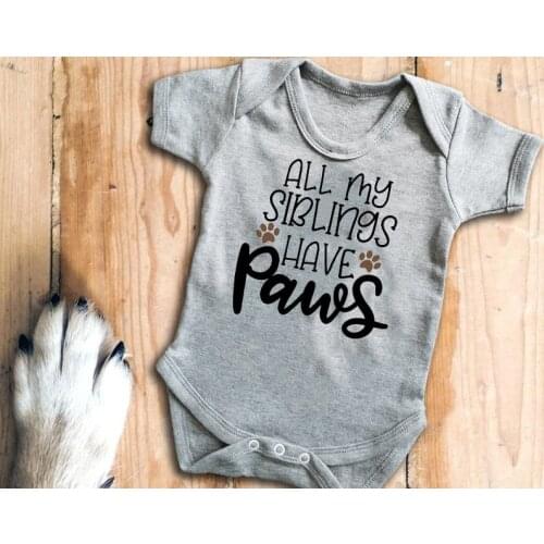 My big sisters have whiskers baby grow bodysuit big brother big sister have paws baby jumpsuit sibling have paws baby outfits