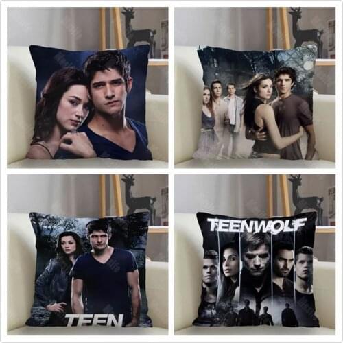 Musife Custom Teen Wolf Pillowcase Sofa Decorative Cushion Cover Pillowcase Home Decor Decoration Pillowcase Drop Shipping