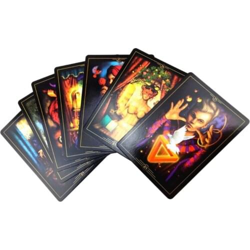 Oracle of Visions Full English 52 Cards Deck Tarots Divination Fate Board Game X3UA