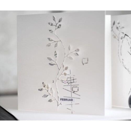 Mmao Crafts Metal Steel Cutting Dies New Leaf strip decoration Stencil For DIY Scrapbooking Paper/photo Cards Embossing Dies