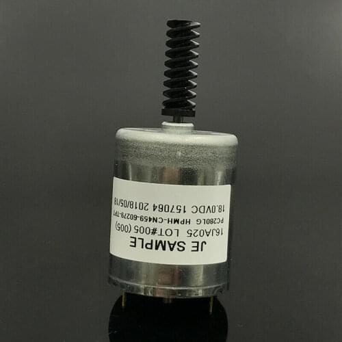 JOHNSON Micro 370 Carbon Brush Motor DC 6V-18V 9200RPM Worm Gear Shaft Motor DIY