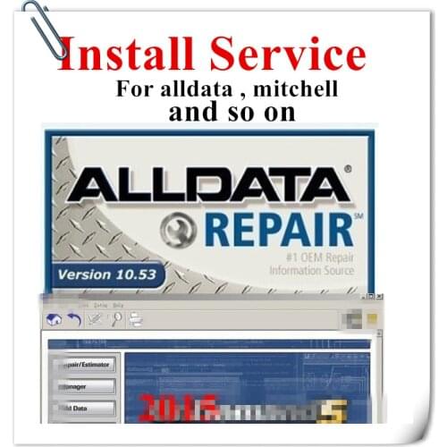 2021 Install Service for Alldata and Michel Car Repair Software Online Support (NOT Include Software) remote install service