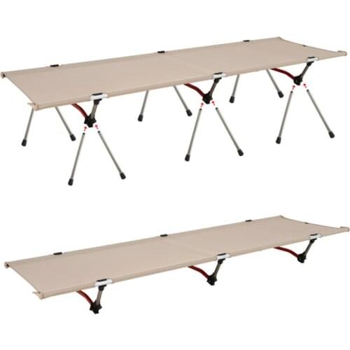 Ultralight Folding Camping Cot Compact Portable Single Bed Compact Camping Sleeping Bed Outdoor Travel Base Camp Hiking Picnic