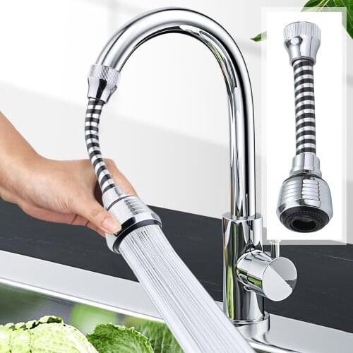 Universal Kitchen Water Faucet 360 Degree Rotating Water Tap High Pressure Head Water Saving Shower Faucet Nozzle Adapter