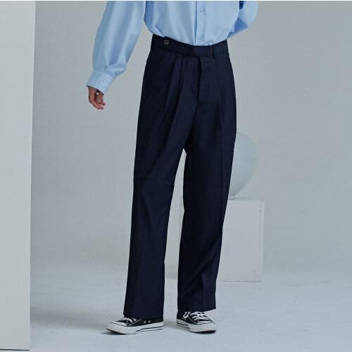 2021 spring light luxury fashion casual pants mens Korean retro versatile SLIM STRAIGHT pants casual pants big size trend