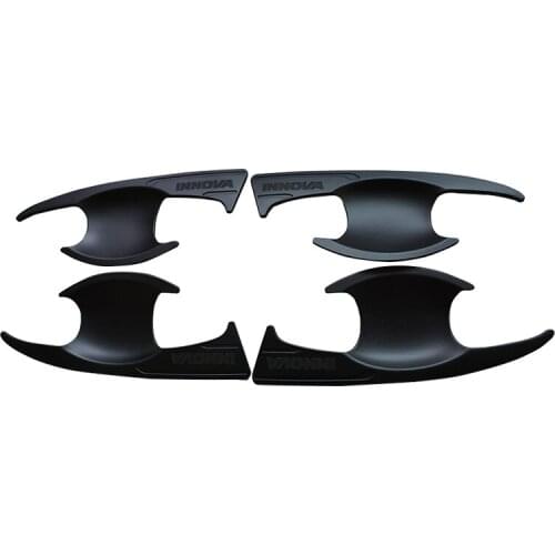 Exterior bowl cover car styling fit for INNOVA 2016+ accessories Matte black door handle bowl covers fit for innova 2016