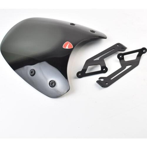 Pantalla protectora de parabrisas con soporte de montaje para Ducati Scrambler 2015-2018