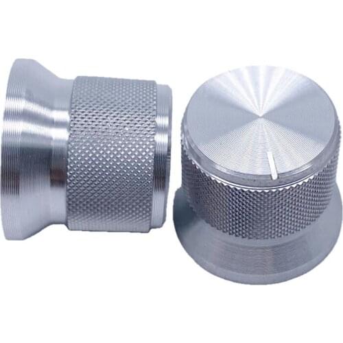 1pcs 20*17mm 6mm Shaft Hole Aluminum Alloy Potentiometer Control Knob Volume Audio Encoder Knob cap