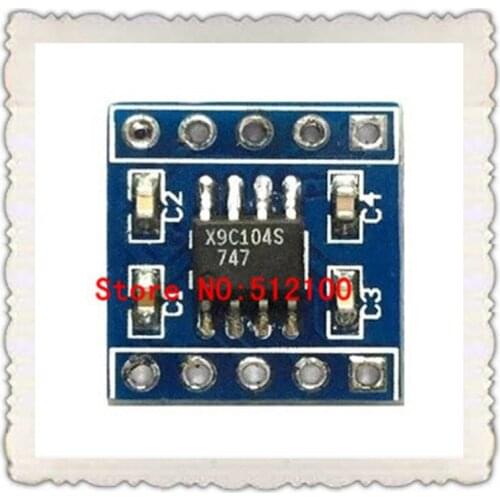 5pcs x9c104 digit potentiometer module