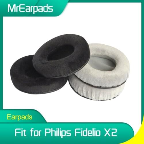 MrEarpads Earpads For Philips Fidelio X2 X2HR Headphone Headband Replacement Ear Pads Earcushions