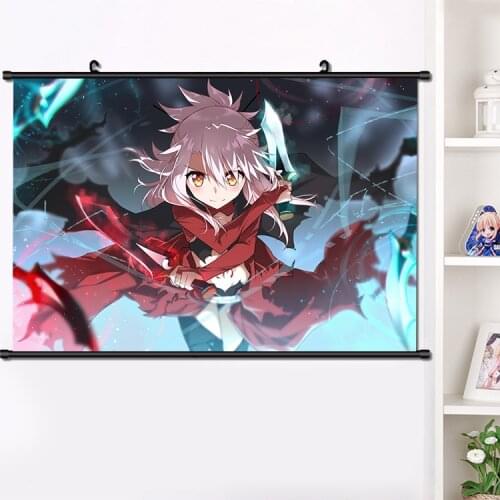 Anime Fate/kaleid liner Chloe von Einzbern Miyu Edelfelt Wall Scroll Mural Poster Wall Hang Poster Otaku Home Art Decor 40*60cm
