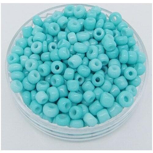 Free Shipping 100G Loose 2mm Czech Glass Seed Spacer beads Sky Blue For Jewelry Making Craft DIY