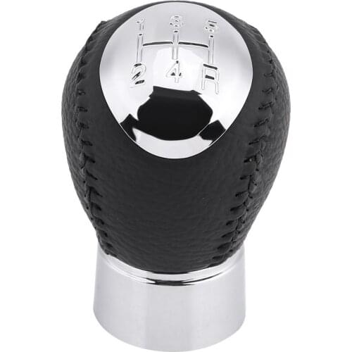 For Mazda 3 5 6 323 626 RX-8 MPV Car Styling 5 Speed Artificial leather Gear Shift Knob Head Auto Parts