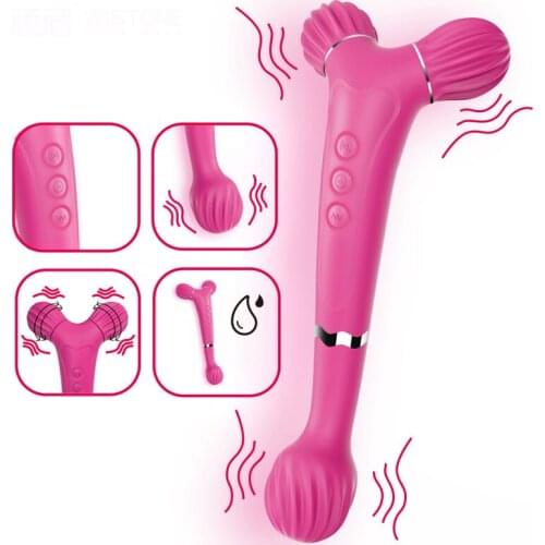 3 Powerful Motors Adult Dildo Vibrators G spot Stimulator Body Massager Adult Sex Toys for Women