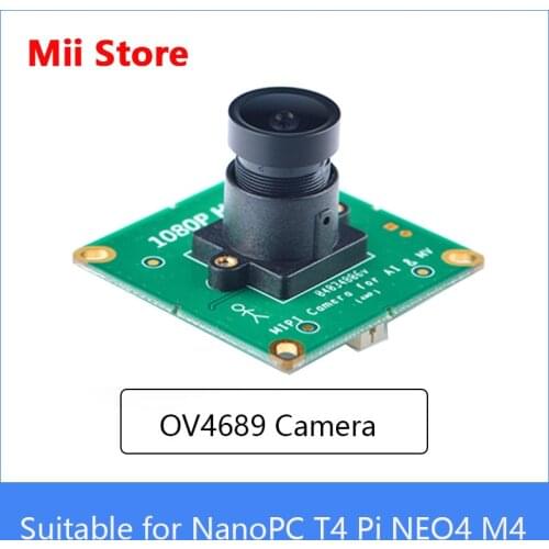 FriendlyELEC MCAM400 1080P HDR MIPI Camera, Support NanoPC-T4 NanoPi-M4/NEO4 IR Filter/o IR Filter
