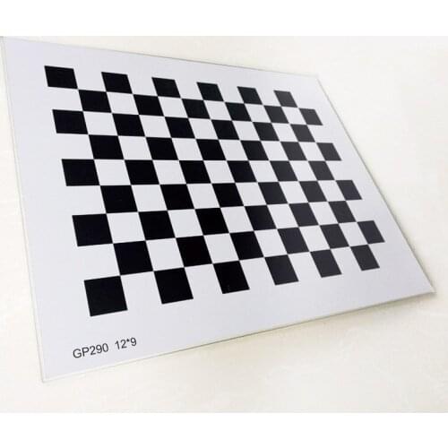 12x9 Glass Visual Optics Correction Board Checkerboard Alumina Calibration Target Plate Diffuse Reflection Opacity Square Array