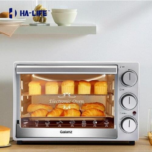 HA-Life Household multifunctional 32L large-capacity electric oven to heat up and down separately for baking cakes and biscuits