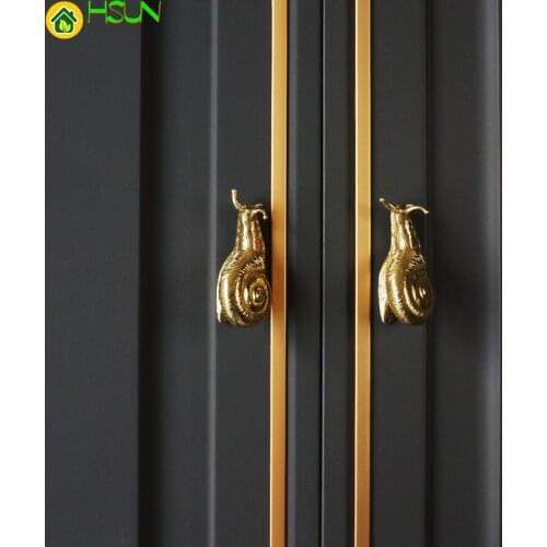 Solid Brass Drawer Cabinet Door American Handle Pure Copper Creative Wardrobe Tea Caddy Jewelry Box Knobs Pulls Decor Hardware