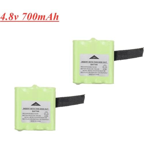 4.8V 700MAH NI-MH Rechargeable 2 Way Radio Battery for Midland BATT6R BATT-6R Battery 4.8v 1pcs to 10pcs for BATT6R