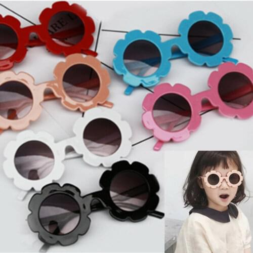 Pudcoco Toddler Summer Kids Baby Girls Beach Sunglasses Child Baby Sun Outdoor Wear Sunflower Glasses Kids Gift