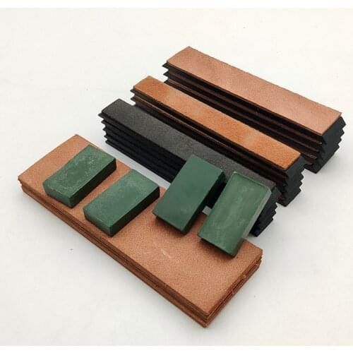 Sharpened leather Paste Sharpening wax grinding polishing knife sharpener Leather Compound Grinding Knife machine Honing Strop