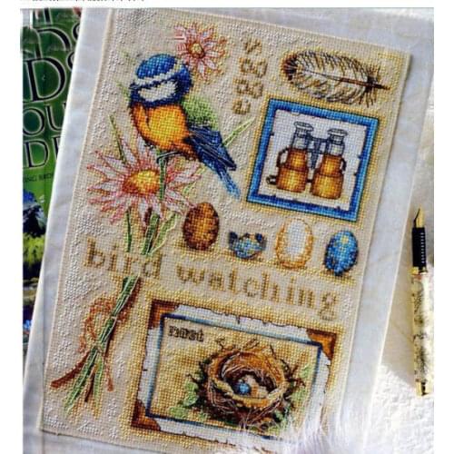 14/16/18/28 Cross Stitch,C864scenery[bird house]cotton thread, CROSS stitch set Need to embroidery