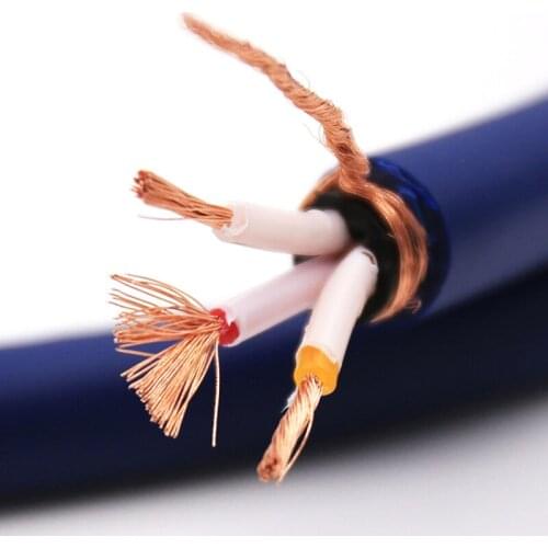 High Quality OFC Copper power cable sold per meter hifi power cable End AC Power Cable