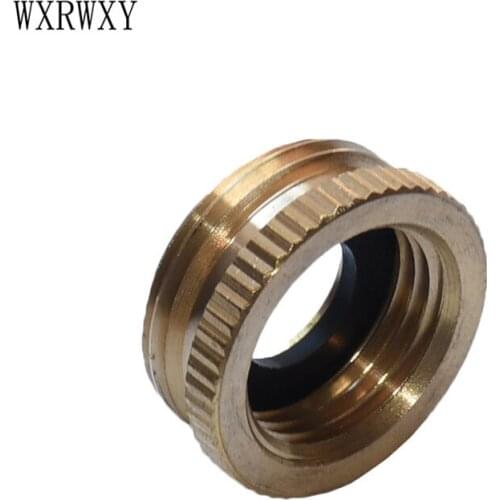 Wxrwxy Brass quick connector 1/2 3/4 brass connector 3/4 threaded the faucet adapter water gun fitting 2 pcs