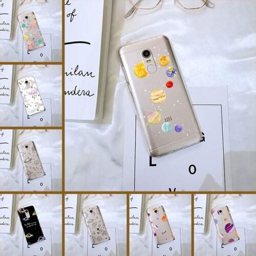 Back Cover For Pocophone F1 Xiaomi Redmi S2 4A 5A 6A 5 Plus Cute SPace Phone Case Silicone For Redmi Note 4 4X 5 5A 6 Pro Prime