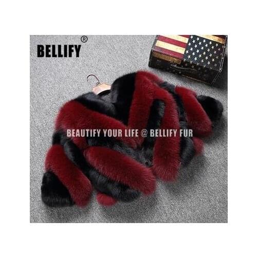 Womens Real Fox Fur Fashion Style Winter Autumn Warm Fur Ladies Top Quality Thick Streetwear New