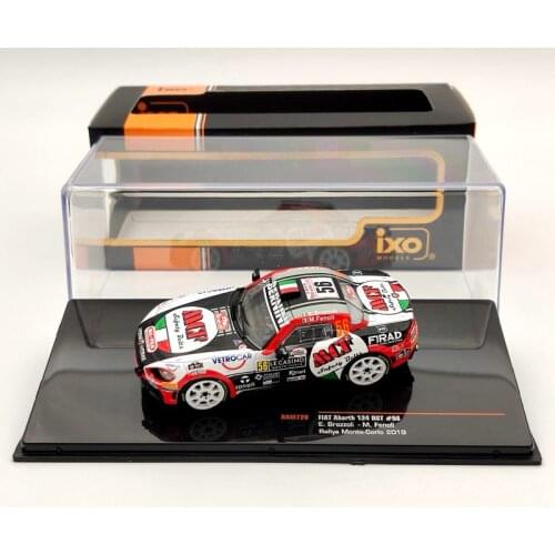 1:43 IXO For FIAT Abarth 124 RGT #56 Rallye Monte Carlo 2019 RAM720 Diecast Models Toys Car