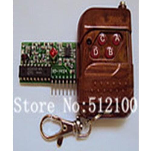 10pcs=5sets 2262/2272 Four Ways Wireless Control Kit,M4 the lock Receiver with 4 Keys Wireless