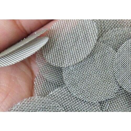 100pcs 21mm 304 Stainless Steel filter Pipe Screen Tobacco Smoke Screen