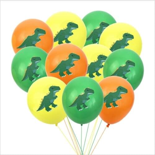 12 Inch Birthday Wedding Dinosaur Party Decoration Latex Balloon Set Anniversary